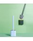 Chổi cọ toilet silicon gai cán dài có hộp đựng